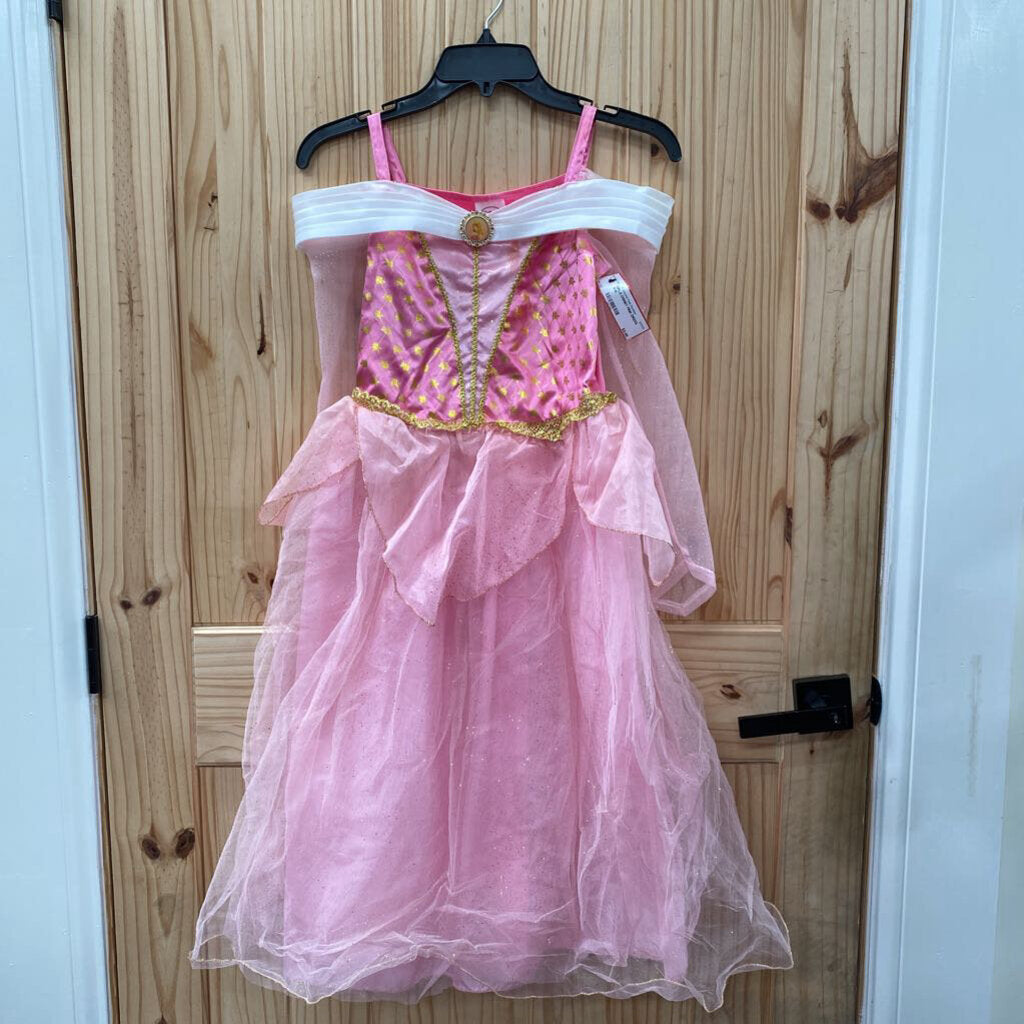 GIRLS DISNEY PINK DRESS 9/10