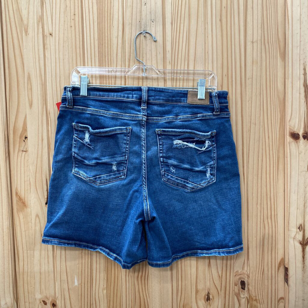 WOMENS BKE DENIM JEAN SHORTS 30