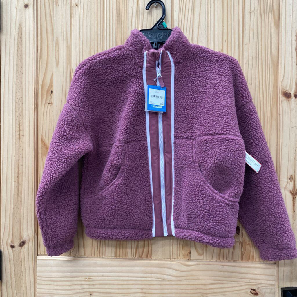 GIRLS DSG FLEECE SHERPA ROSE COFFEE L 14 NWT