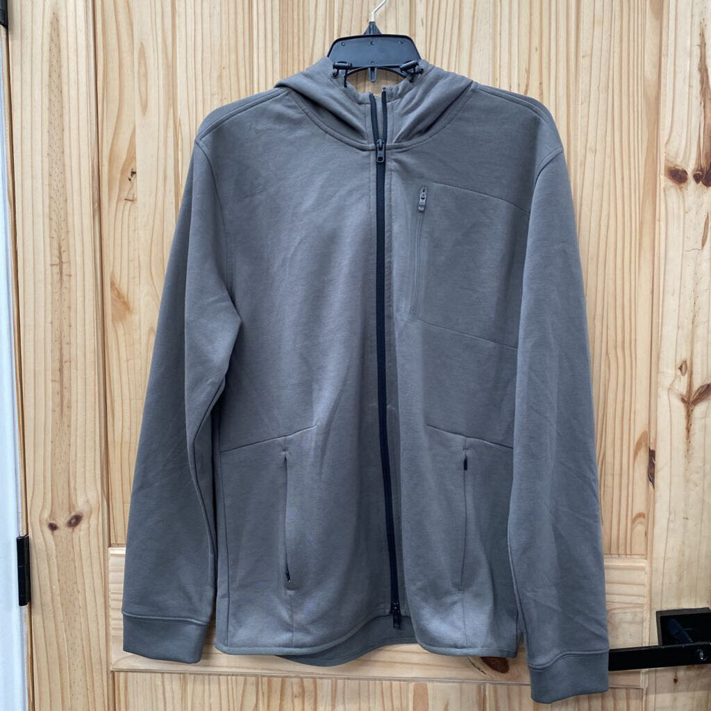 MENS VRST PINNACLE FLEECE HOODIE WARM PEWTER HOODIE S NWT spw