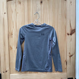 BOYS UNDER ARMOUR LS GREY SHIRT YLG 12
