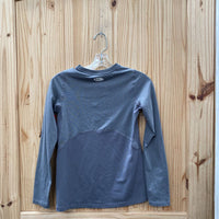 BOYS UNDER ARMOUR LS GREY SHIRT YLG 12