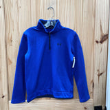 BOYS UNDER ARMOUR ROYAL BLUE PULLOVER YLG 12 spw