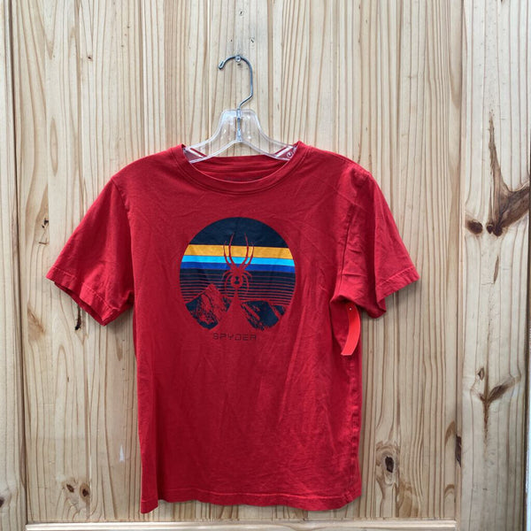 BOYS SPYDER RED SHIRT L 14/16