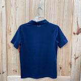 BOYS UNDER ARMOUR NAVY BLUE POLO SHIRT YLG 12