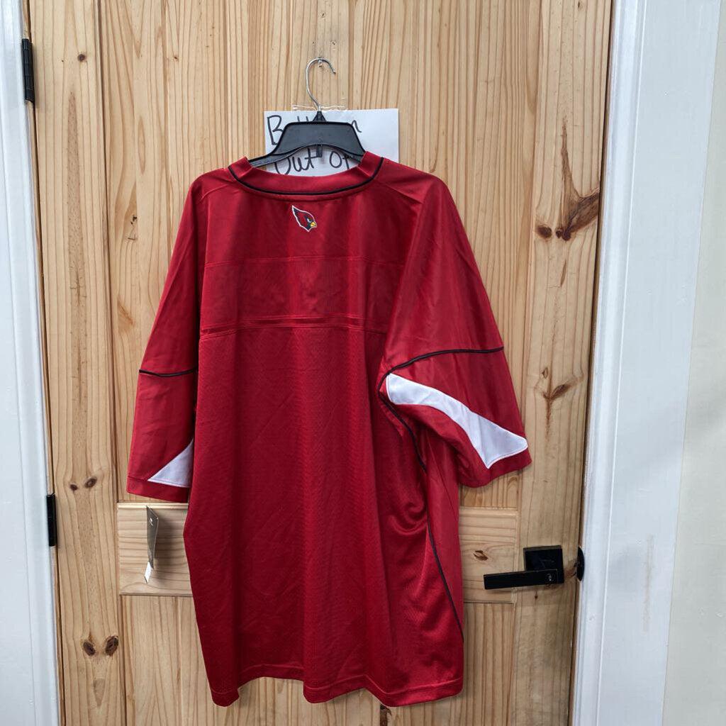 MENS NFL RED/BLK JERSEY SHIRT 3XL NWT
