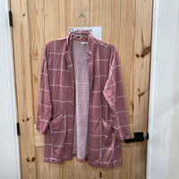 WOMENS MAURICES MAUVE CARDIGAN XXL