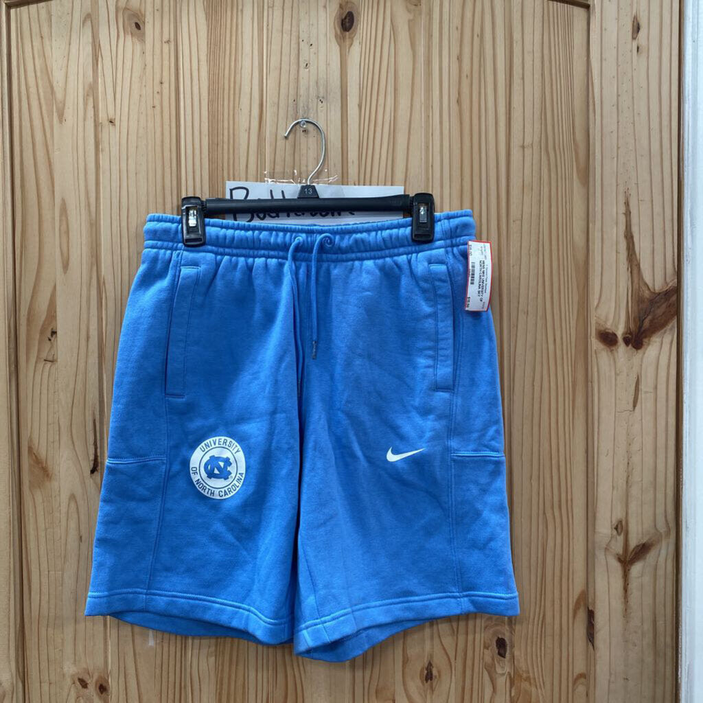 MENS NIKE UNIVERSITY OF NORTH CAROLINA SKY BLUE/WHITE SHORTS S NWT