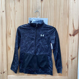 BOYS UNDER ARMOUR JACKET BLK YMD 10