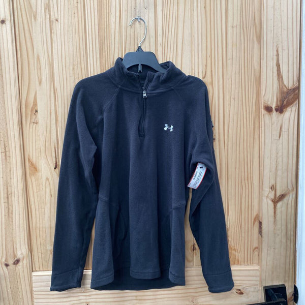 WOMENS UNDER ARMOUR FLEECE BLACK PULLOVER S