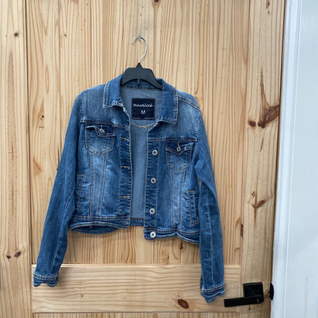 WOMENS MAURICES DENIM JACKET M