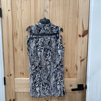 WOMENS 2PC BLK/WHITE 4