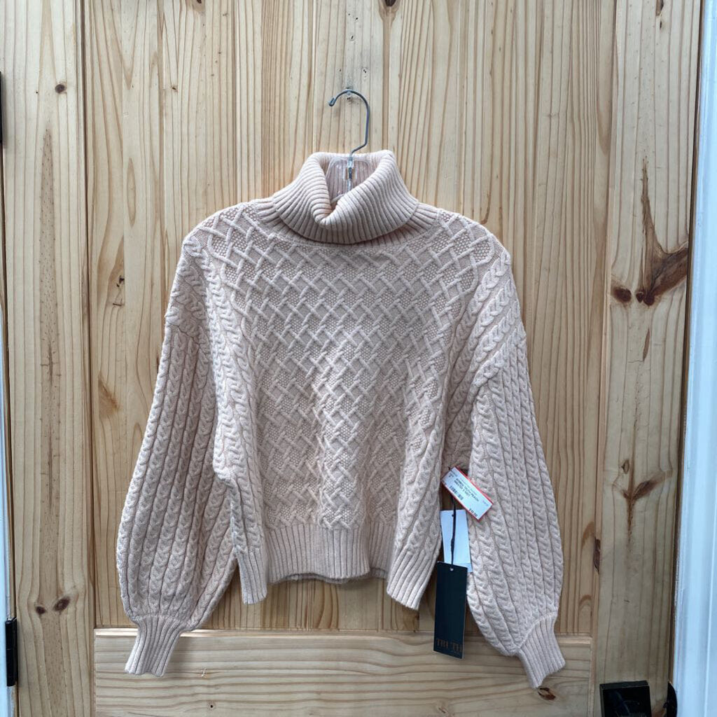 WOMENS TRUTH PEACH SWEATER S NWT