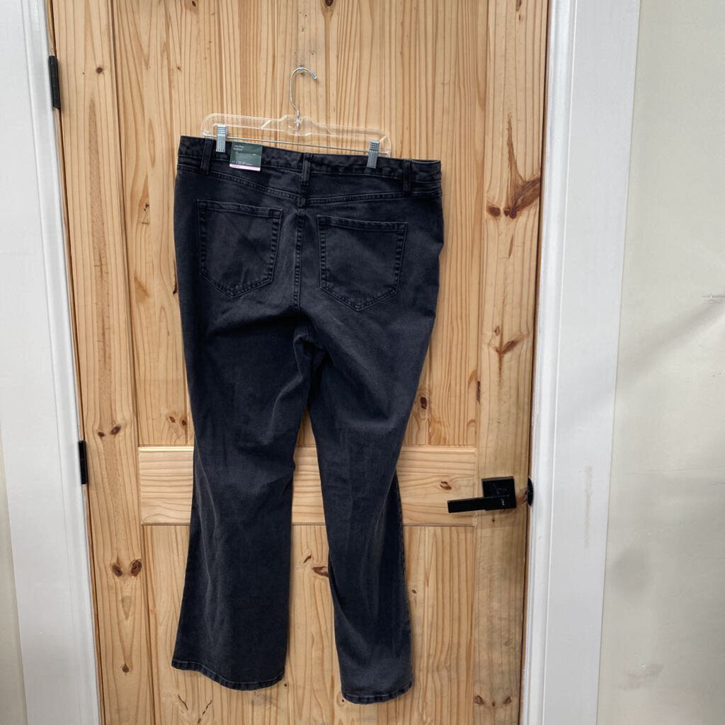 WOMENS WILD FABLE BLACK DENIM DIST. JEANS 17 NWT