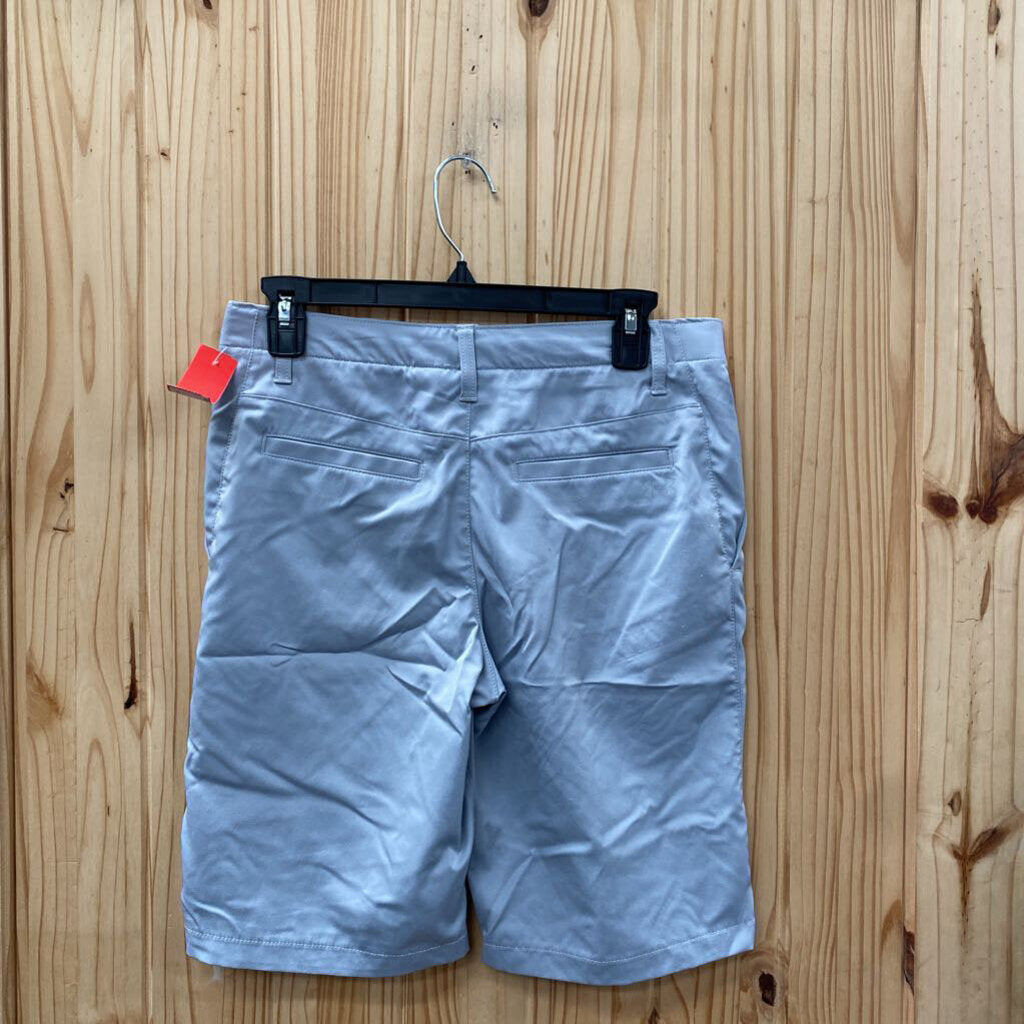 BOYS UNDER ARMOUR SHORTS LT GREY 16