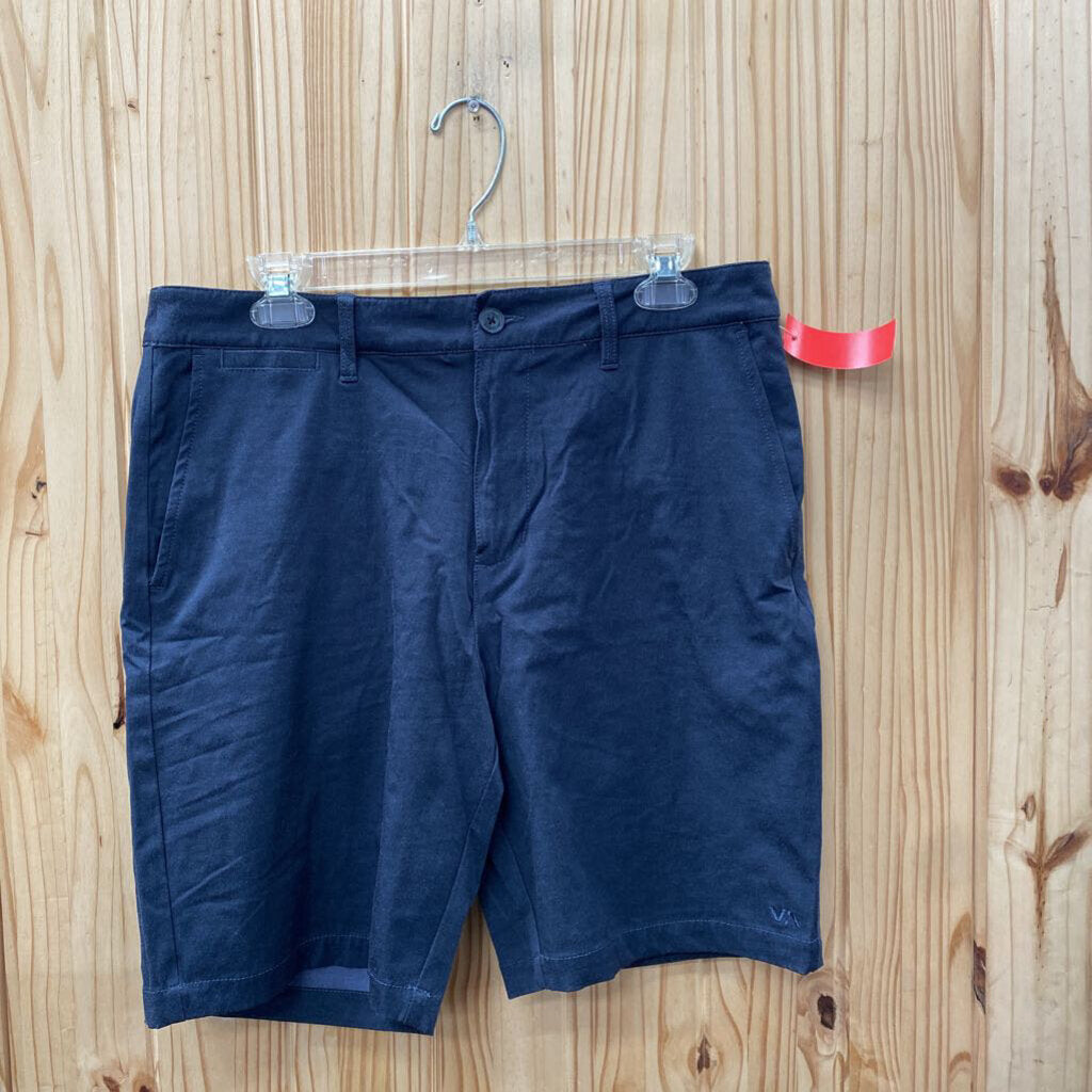 MENS RVCA NAVY BLUE SHORTS 33
