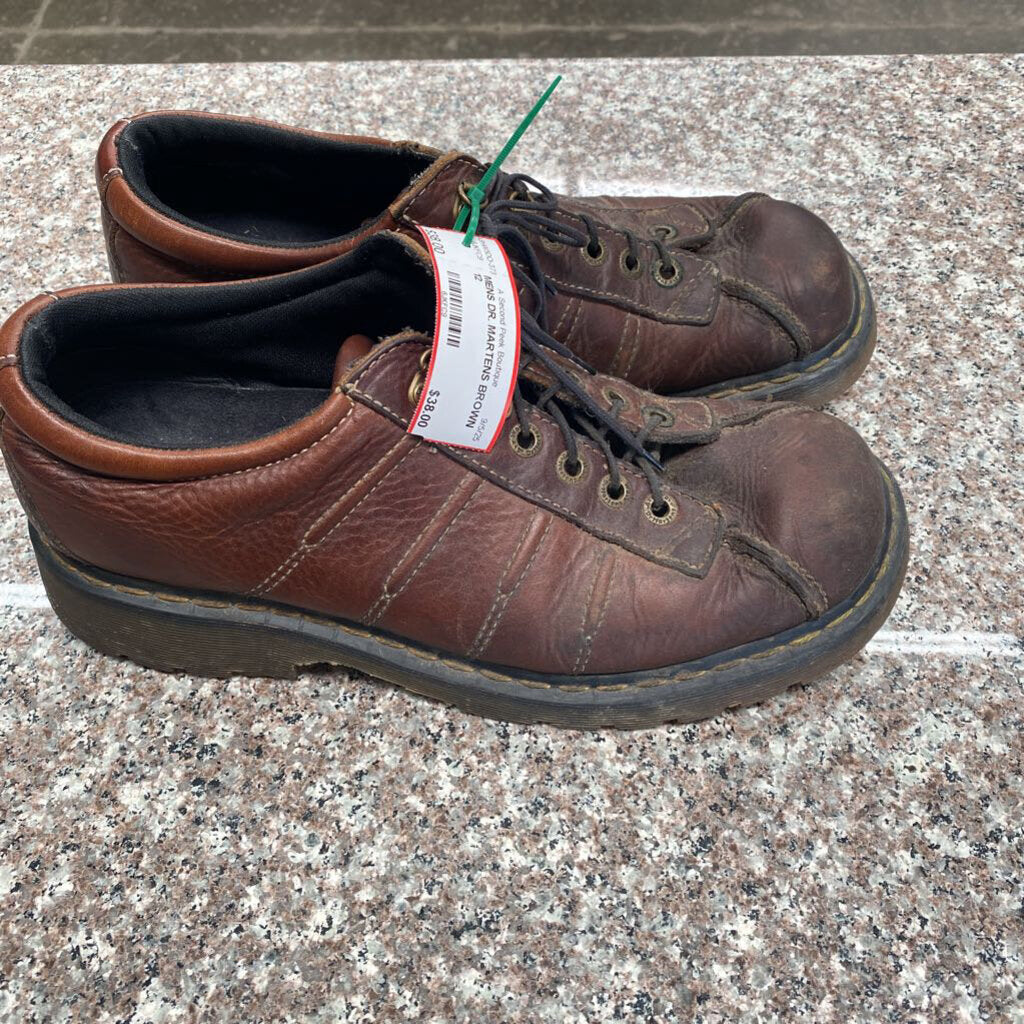 MENS DR. MARTENS BROWN 12