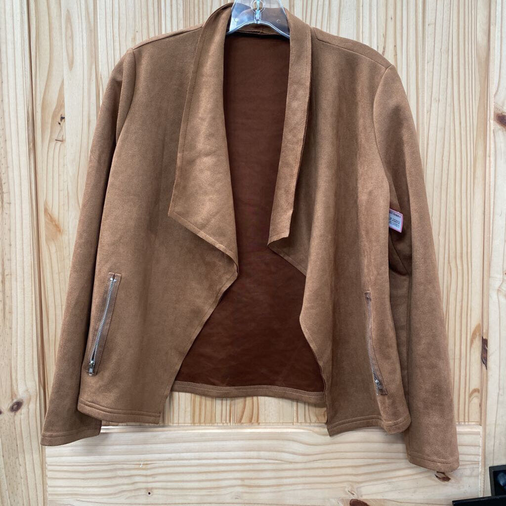 WOMENS SHEIN CHESTNUT CASUAL BLAZER S