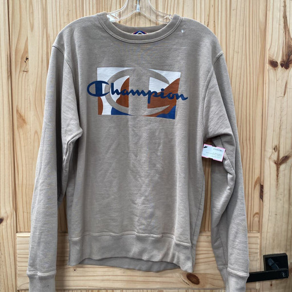 WOMENS CHAMPION TAUPE SWEATSHIRT S