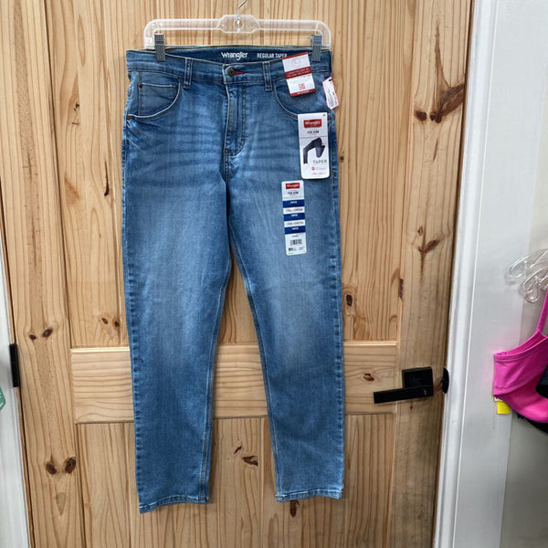 WOMENS WRANGLER REGULAR TAPER DENIM JEANS 16 NWT