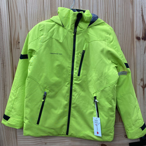 YOUTH OBERMEYER NEON YELLOW COAT 14/16 NWT