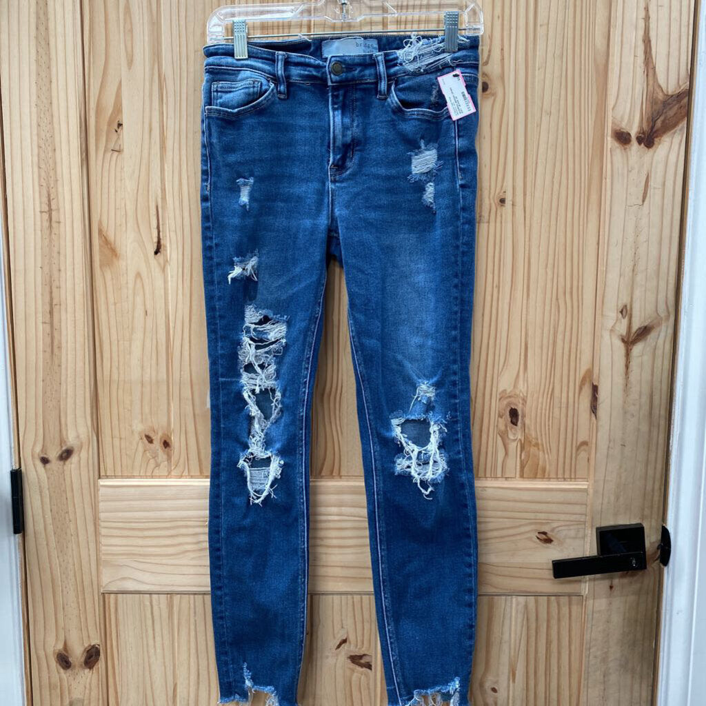 WOMENS BRIDGE DENIM DIST. JEANS 29