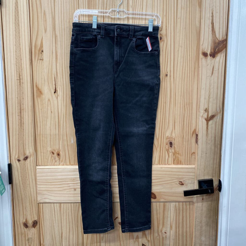 GIRLS EVSIE BLK DENIM JEANS 13/14