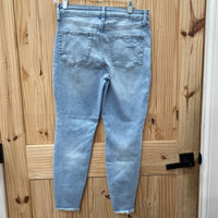 WOMENS EDGELY LT DENIM JEANS 8 SHORT