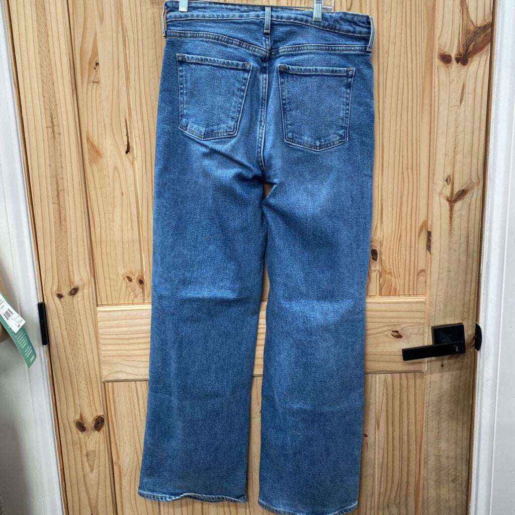 WOMENS OLD NAVY DENIM DIST. JEANS 8