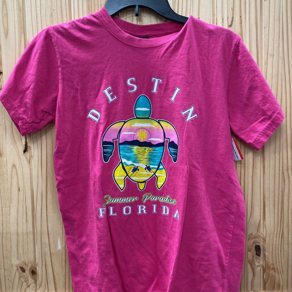 DESTIN FLORIDA DK PINK SHIRT S