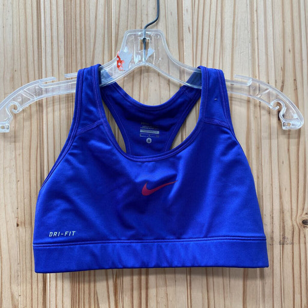 WOMENS NIKE SPORTS BRA ROYAL BLUE/PINK S