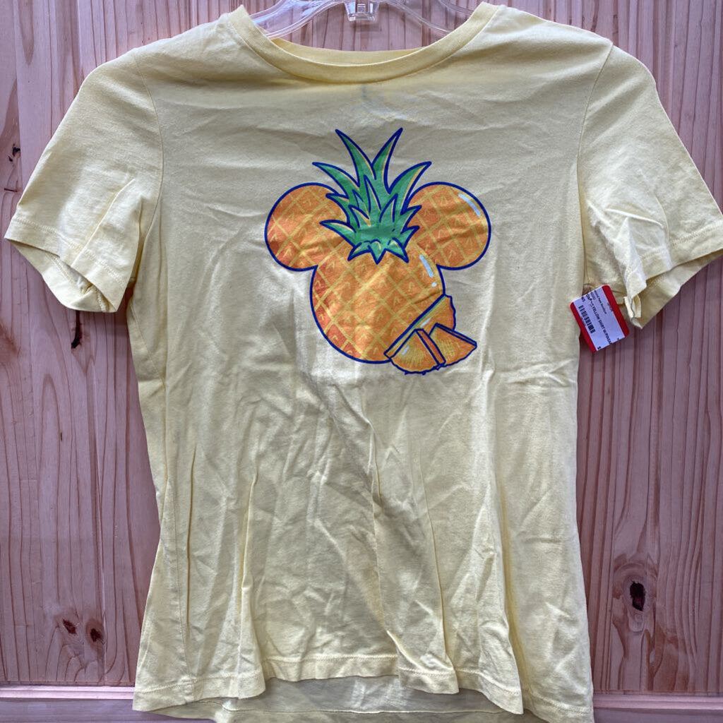 WOMENS YELLOW SHIRT W/PINEAPLLE S