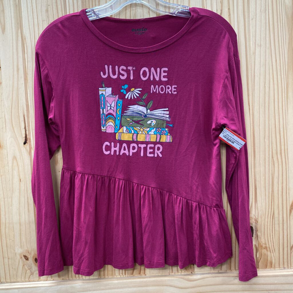 GIRLS EVSIE JUST ONE MORE CHAPTER DK FUSHIA XL 13/14 NWT