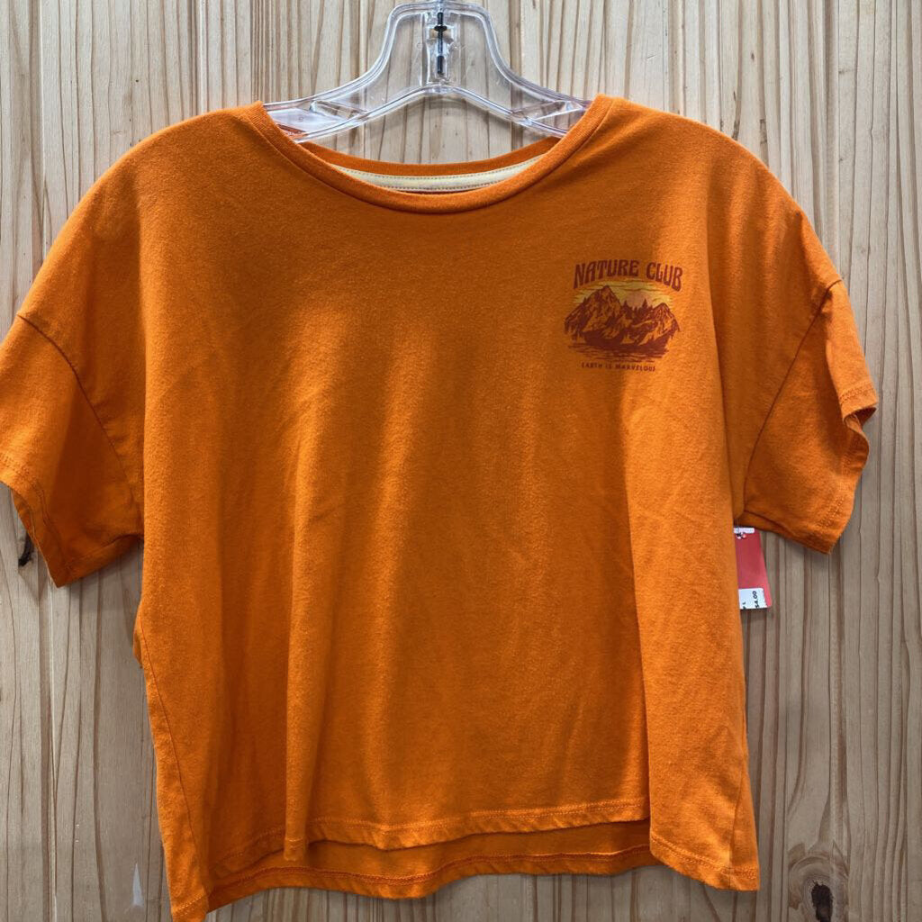 GIRLS NATURE CLUB ORANGE TOP L 10/12