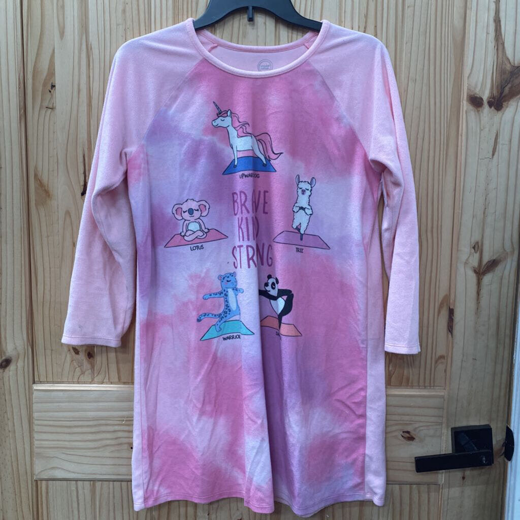 GIRLS BRAVE KIND STRONG NIGHTGOWN PINK L 10/12