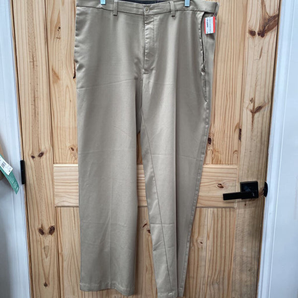 MENS HAGGAR TAN PANTS 38X32