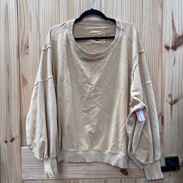 WOMENS AMERICAN EAGLE LT RUST SWEATSHIRT S