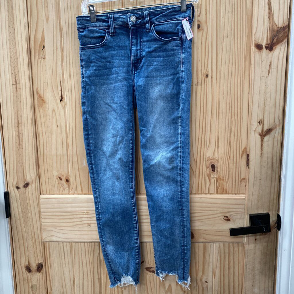WOMENS AMERICAN EAGLE DENIM JEANS 2 REGULAR