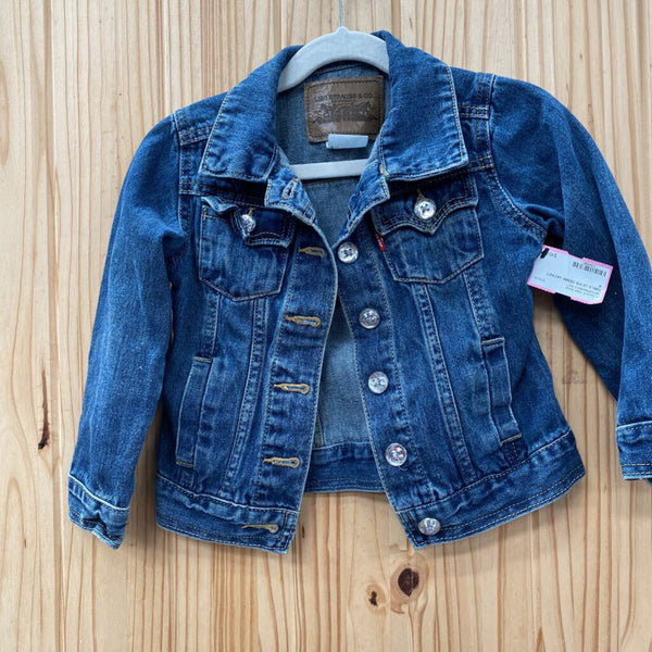 GIRLS LEVIS DENIM JACKET 4