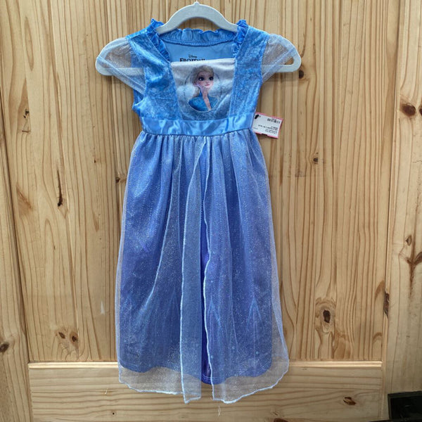 GIRLS FROZEN 2 SKY BLUE DRESS 2T