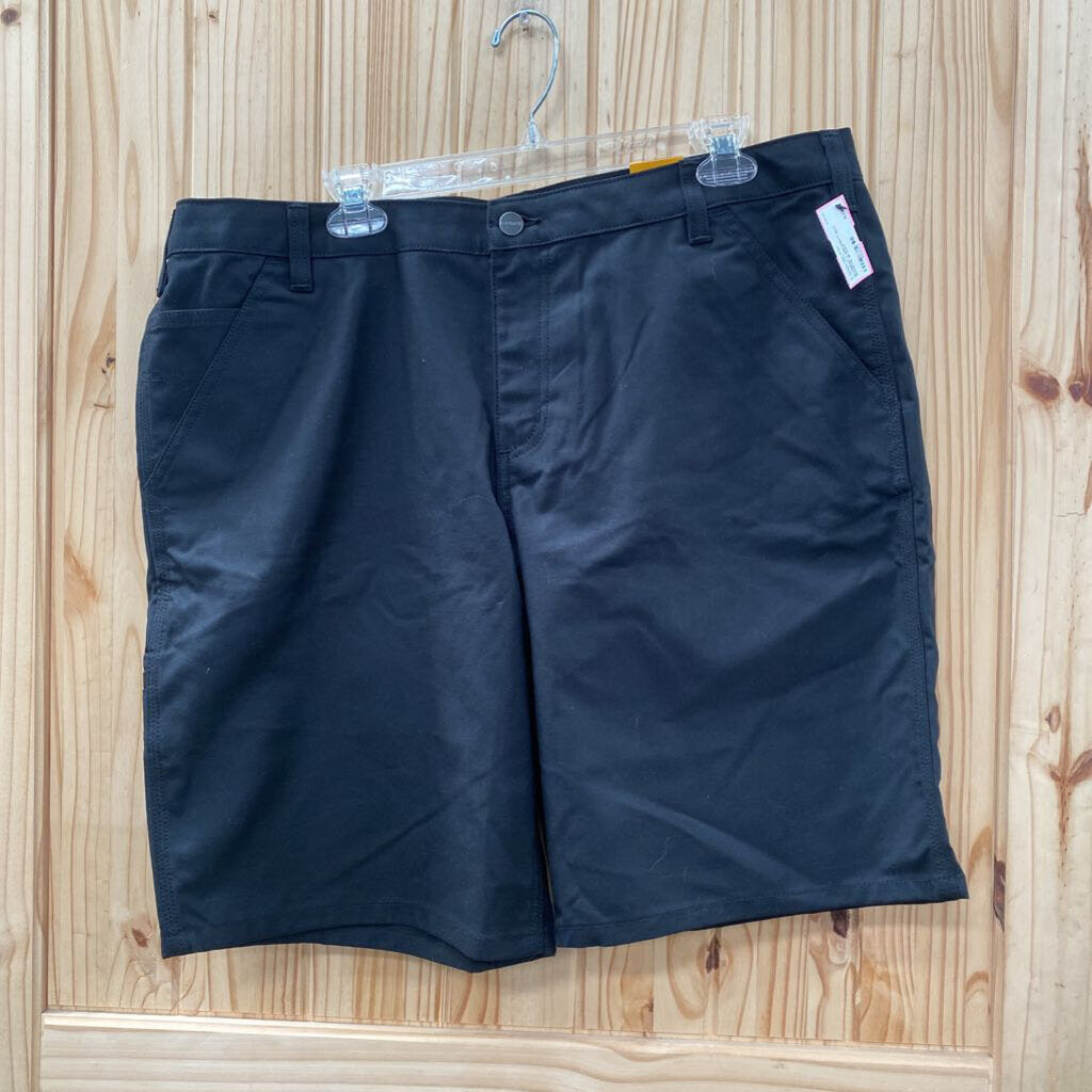 WOMENS CARHARTT BLK SHORTS 18 NWT