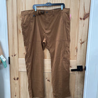 MENS PRANA LT BROWN PANTS 42X30 NWT