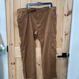 MENS PRANA LT BROWN PANTS 42X30 NWT