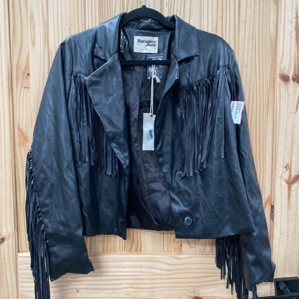 WOMENS SAVANNA JANE BLK JACKET S NWT