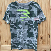 BOYS NIKE 3 SHIRT GREY/NEON YELLOW/GREEN XL 13/15