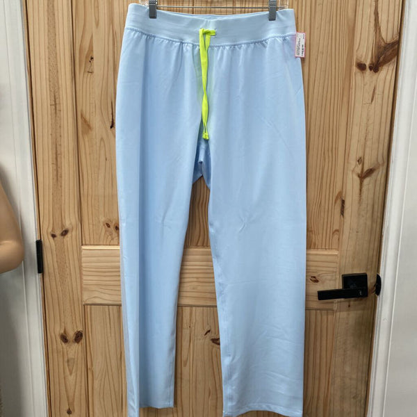FIGS WOMENS SCRUB PANTS LIGHT BLUE LARGE