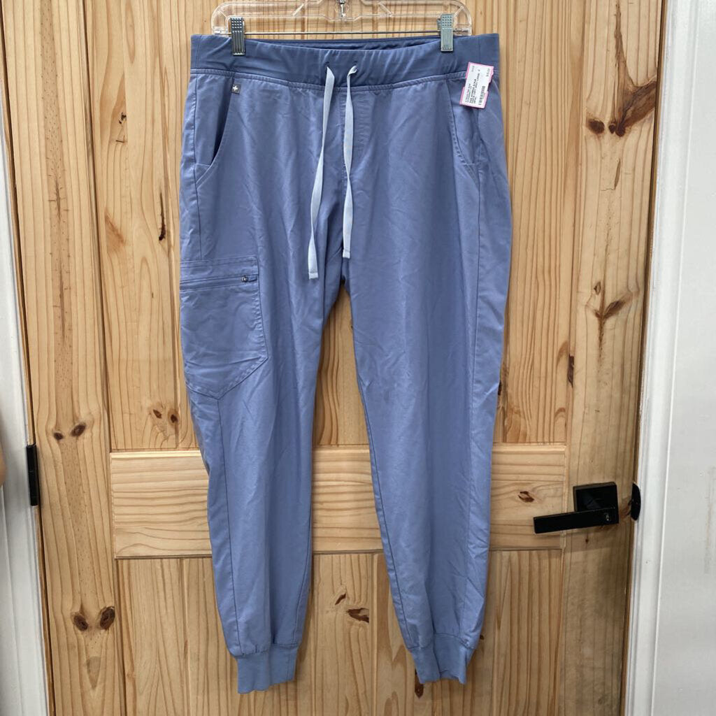 FIGS WOMENS SCRUB PANTS LIGHT GRAY LARGE (SPW)