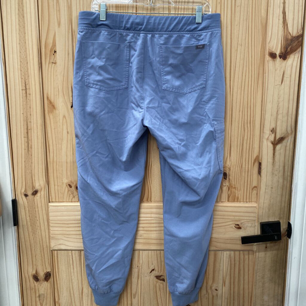 FIGS WOMENS SCRUB PANTS LIGHT GRAY LARGE (SPW)