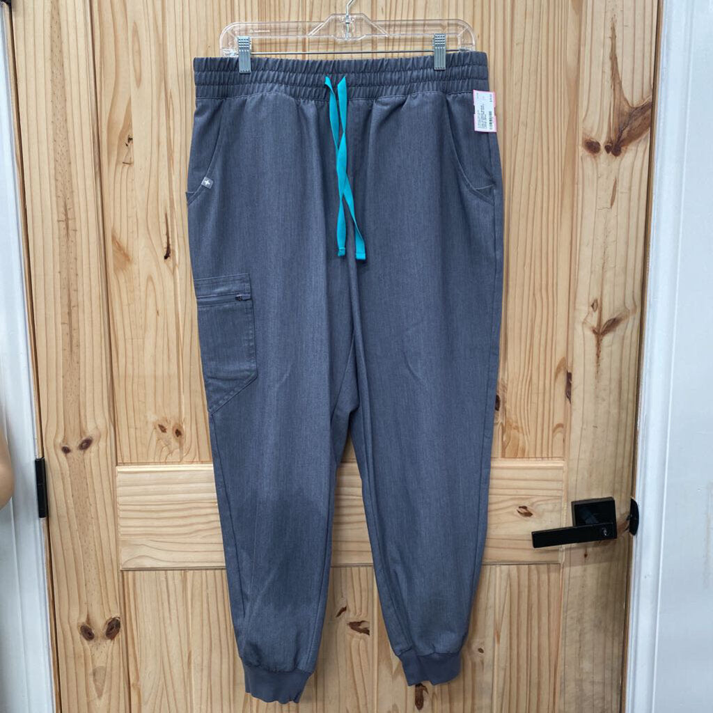 FIGS WOMENS SCRUB PANTS HEATHER GRAY LARGE (SPW)