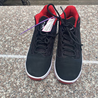 BOYS AIR JORDANS RED/WHITE/BLK 6Y LIKE NEW